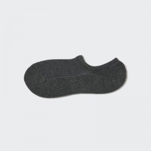 Uniqlo Low Cut (Pile) Men Socks Dark Grey US | NVOD-01648