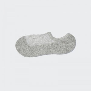 Uniqlo Low Cut (Pile) Men Socks Grey US | TSRV-69482