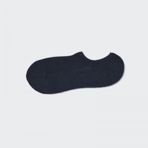 Uniqlo Low Cut (Pile) Men Socks Navy US | NXEH-92401