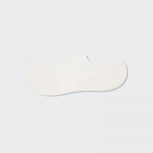 Uniqlo Low Cut (Pile) Men Socks Off White US | FKJI-21697