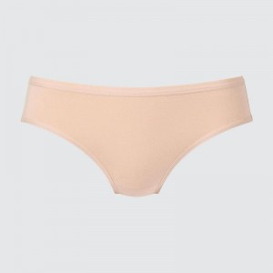 Uniqlo Mid Rise Women Briefs Beige US | NZMY-83751