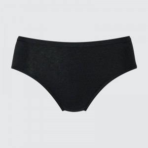 Uniqlo Mid Rise Women Briefs Black US | RHZN-42605