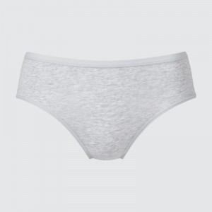 Uniqlo Mid Rise Women Briefs Grey US | QAMD-60914