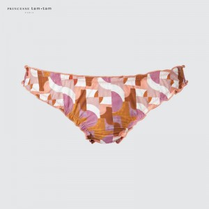 Uniqlo Midi Knickers (Print) Women Underwear Pink US | BCHK-53214