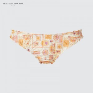 Uniqlo Midi Knickers (Print) Women Underwear Cream US | LAVZ-58923