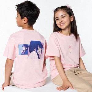 Uniqlo Oshi No Ko UT Graphic Kids' T-Shirt Pink US | STID-25074