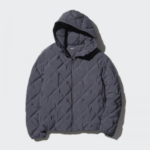 Uniqlo PUFFERTECH Women Parka Dark Grey US | GZLD-84503