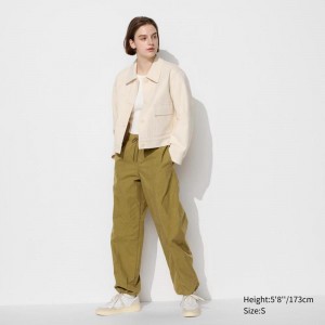 Uniqlo Parachute (Long) Women Trousers Mustard US | GDWX-63794