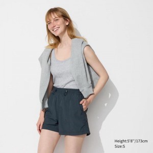 Uniqlo Parachute Women Shorts Grey US | APYB-39407