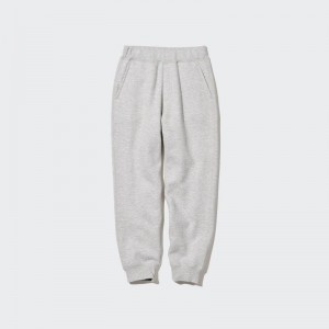 Uniqlo Pile Lined Kids' Joggers Light Grey US | OBWF-61579