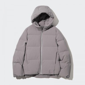 Uniqlo Seamless Down Women Parka Grey US | CJIT-97185