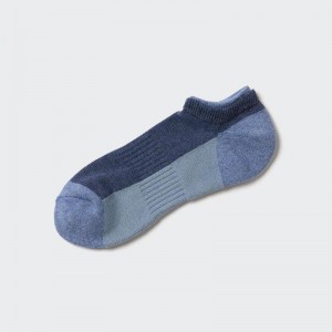 Uniqlo Short (Contrast) Men Socks Blue US | GNST-14623