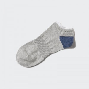 Uniqlo Short (Layered) Men Socks Grey US | EFNO-62375