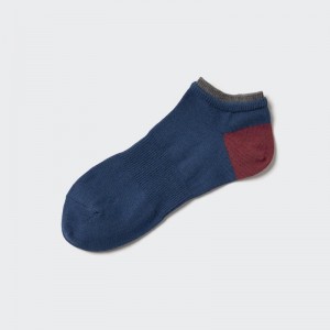 Uniqlo Short (Layered) Men Socks Navy US | MQVL-45927