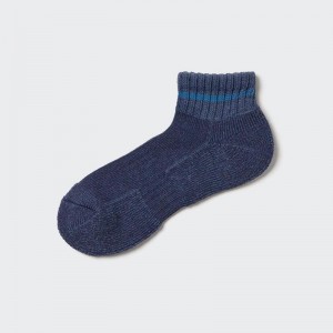 Uniqlo Short (Pile Lined) Men Socks Blue US | HXKL-46028