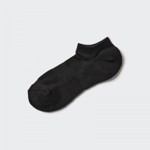 Uniqlo Short (Pile, Mesh) Men Socks Black US | COLY-16437