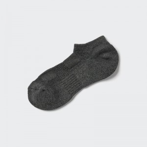 Uniqlo Short (Pile, Mesh) Men Socks Dark Grey US | EBJR-13207