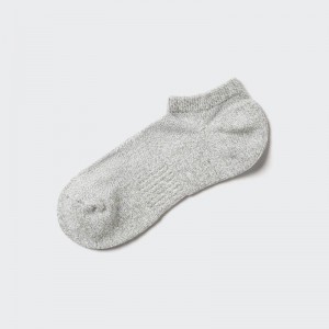 Uniqlo Short (Pile, Mesh) Men Socks Grey US | JRCP-56314