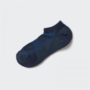 Uniqlo Short (Pile, Mesh) Men Socks Navy US | KNPD-17209