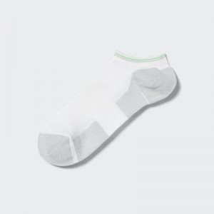 Uniqlo Short (Sports) Men Socks White US | LQJR-68091