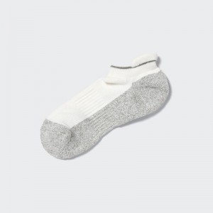 Uniqlo Short (Sports, Pile Lined) Men Socks Off White US | WRCO-05176