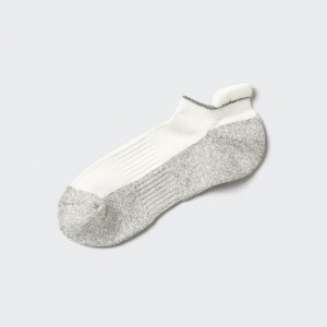 Uniqlo Sports Short (Pile Lined) Men Socks Off White US | MQDK-63978