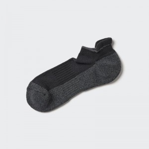 Uniqlo Sports Short (Pile Lined) Men Socks Black US | DMSW-50281