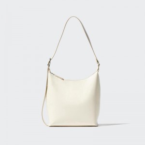 Uniqlo Square Women Shoulder Bag Off White US | ECNZ-26197