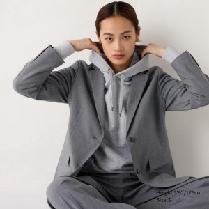 Uniqlo Tailored Women Jackets Grey US | HZUY-85967