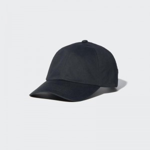 Uniqlo Twill Men Cap Black US | VKXM-61425