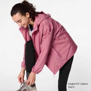 Uniqlo UV Protection Pocketable Women Parka Pink US | AXNK-15239