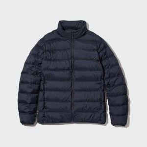 Uniqlo Ultra Light Down (3D Cut) Men Jackets Navy US | GCVP-24759