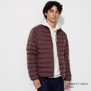 Uniqlo Ultra Light Down Men Jackets Wine US | XCKT-62104