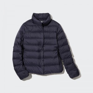 Uniqlo Ultra Light Down Women Jackets Navy US | RVHI-80495