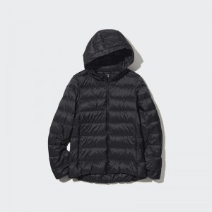 Uniqlo Ultra Light Down Women Parka Black US | IBRL-17630