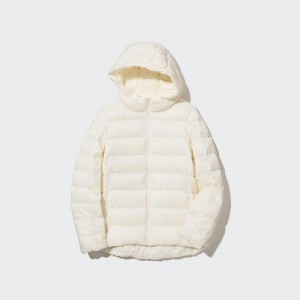 Uniqlo Ultra Light Down Women Parka Off White US | XDGV-38712