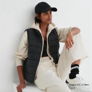 Uniqlo Ultra Light Women Down Vest Black US | CNYD-08162