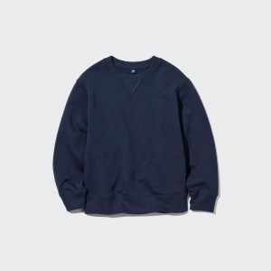 Uniqlo Ultra Stretch Kids' Sweatshirts Navy US | UFEX-73529