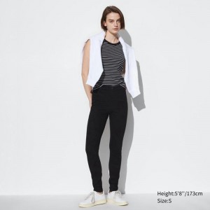 Uniqlo Ultra Stretch (Long) Women Leggings Black US | HTYQ-86914