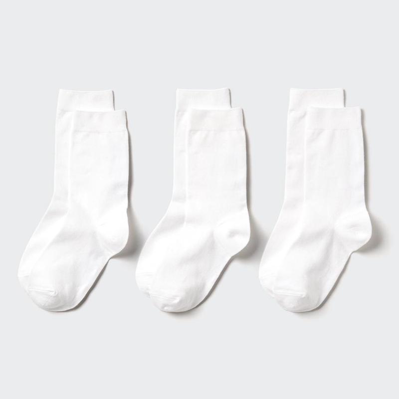 Uniqlo (3 Pairs) Women Socks Tights White  US |  YXTJ-72614