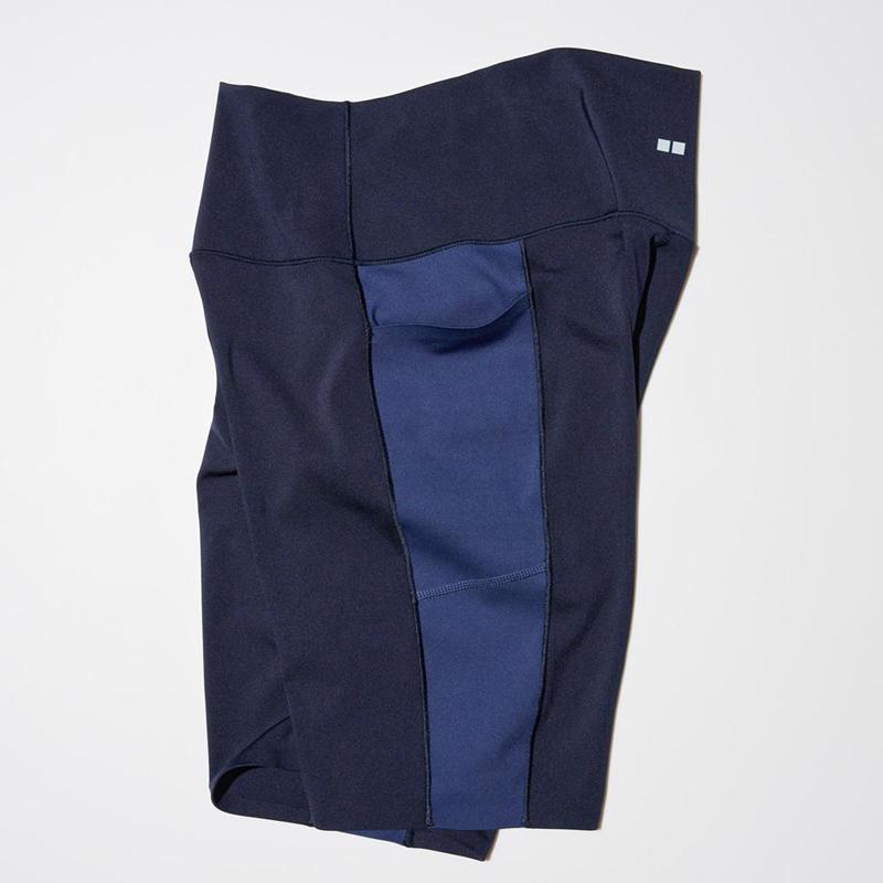 Uniqlo AIRism Biker Women Shorts Navy  US |  PYAH-89024