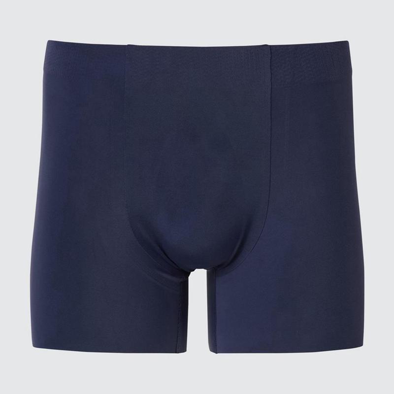 Uniqlo AIRism Boxer (Ultra Seamless) Men Briefs Navy  US |  TYGW-95476