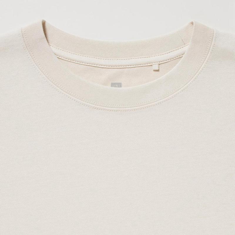 Uniqlo AIRism Cotton Crew Neck Kids' T-Shirt Olive  US |  SWHR-46927