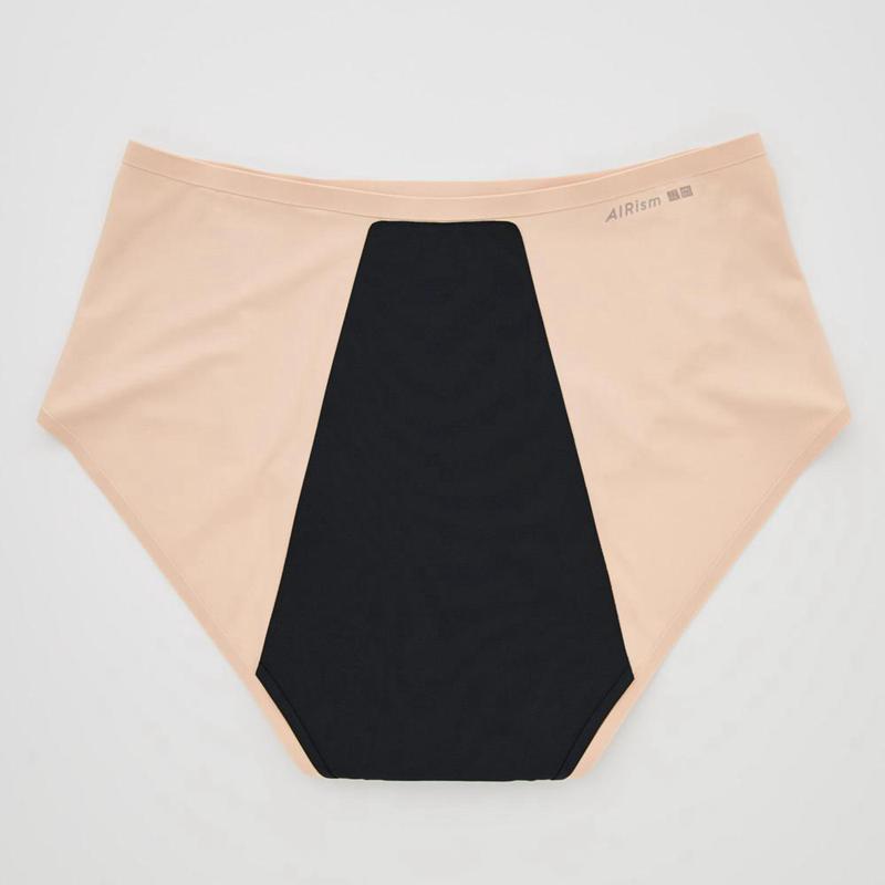 Uniqlo AIRism High Rise Period Pants (High Absorbency) Women Briefs Black  US |  EKIB-18563