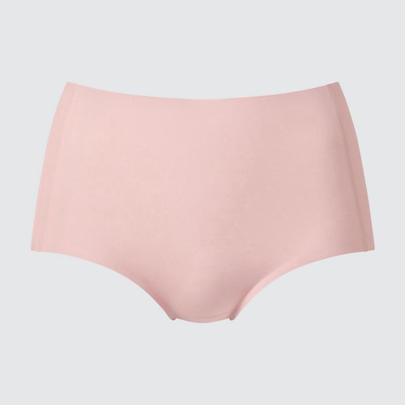 Uniqlo AIRism Seamless (High Rise) Women Briefs Pink  US |  NGHM-78245