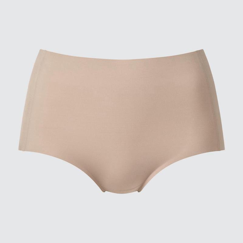 Uniqlo AIRism Seamless (High Rise) Women Briefs Beige  US |  LYJH-01927