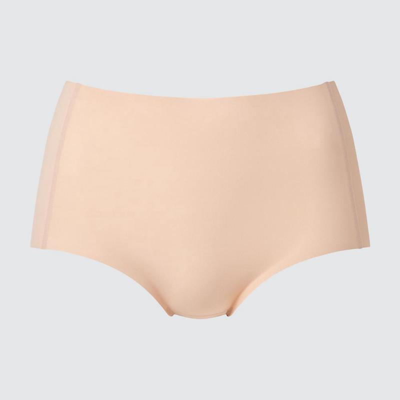 Uniqlo AIRism Seamless (High Rise) Women Briefs Beige  US |  DRVM-23987