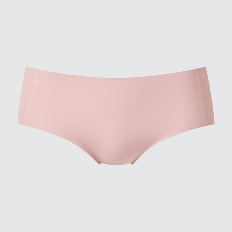 Uniqlo AIRism Seamless (Hiphugger) Women Briefs Pink  US |  EVYT-18407