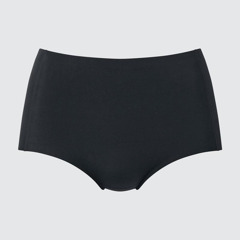 Uniqlo AIRism Ultra Seamless (High Rise) Women Briefs Black  US |  YRZI-47068