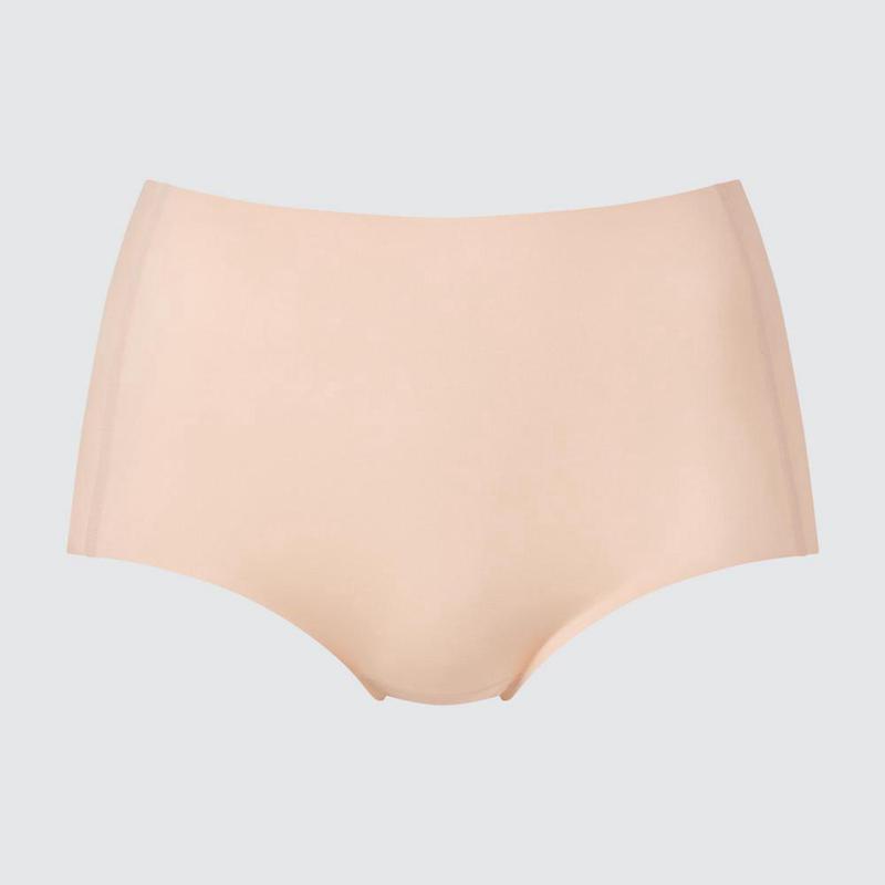 Uniqlo AIRism Ultra Seamless (High Rise) Women Briefs Beige  US |  HIYL-94372